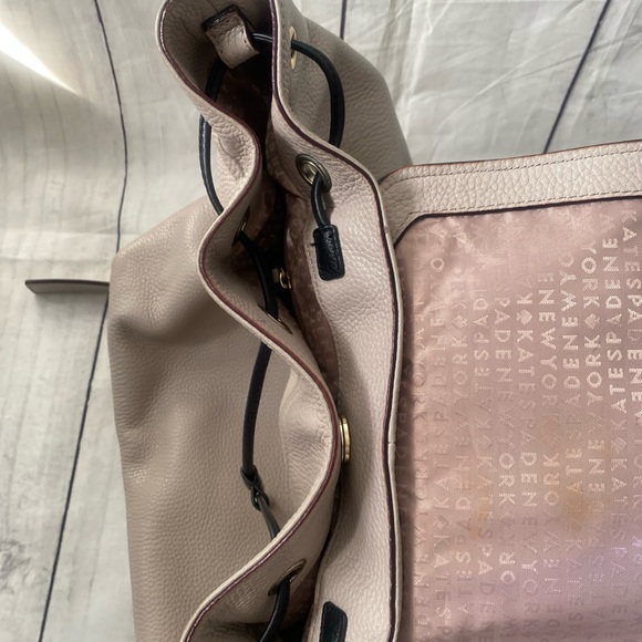 Kate Spade Black and Cream Backpack - Picture 5 of 13